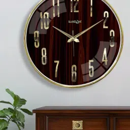 Random Multicolor Plastic Round Wall Clock-picture-38