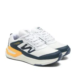 Asian Men's CIVIC-01 Off-White & Navy Running Shoes image 3