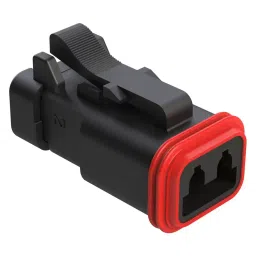 AMPHENOL SINE/TUCHEL AUTOMOTIVE HOUSING, PLUG, 2POS, 13A, AT06-2S-EC01BLK-picture-28