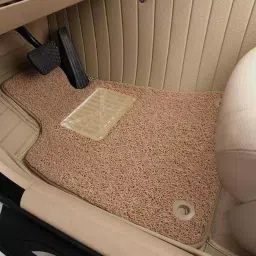 Auto Pearl MA3O144 PVC and Plastic Standard Mat for Mahindra Logan 2005-2015 (Beige) image 2