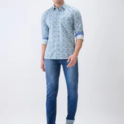 Parx Men Tapered Fit Low-Rise Heavy Fade Jeans image 2