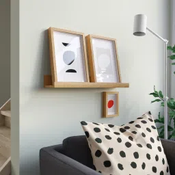 ikea mosslanda Picture ledge, oak effect, 55 cm image 2