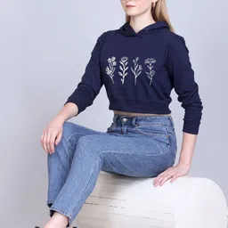 CORSICA Women Polyester Printed Hooded Pullover Sweatshirt-image-38