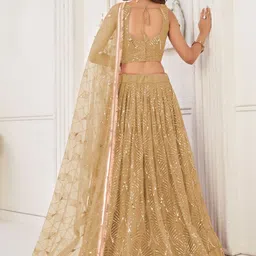 Ethniqlo Embellished Mirror Work Lehenga With Blouse & Dupatta image 2