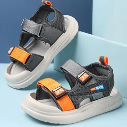 Cute Walk by Babyhug Sandals with Velcro Closure - Grey-picture-13
