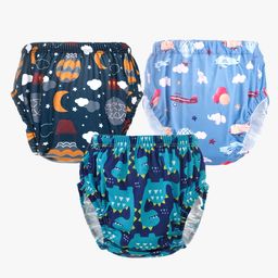 Chinmay Kids Baby Panty Boys and Girls Reusable Washable Printed Panty Pack of 3-picture-12