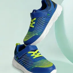 Hopits Striped Velcro Closure Shoes - Navy Blue-picture-11