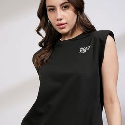 Tokyo Talkies Women Chest Printed Relaxed Fit Top-picture-34