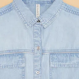 Pantaloons Junior Off-Shoulder Extended Sleeves Cotton Top image 4