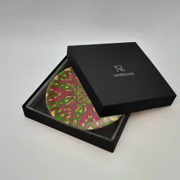 Nestroots Balance & Harmony Mandala Multicolour Porcelain¿Decorative Wall Plate image 4