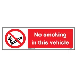 SUNSIGNS  No Smoking in this vehicle Signage Size 300x400 mm HP Print + Vinyl, SS0213-picture-10