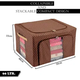 Aura Black & Brown 2 Pieces Regular Wardrobe Organisers image 4