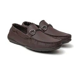 Bold Bunny Men Brown Leather Casual Shoes-image-2