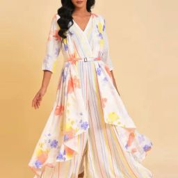 W Off-White Printed Maxi Jumpsuit-picture-43