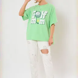 StyleCast Typography Printed Short Sleeve T-shirt image 3