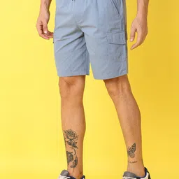 V-Mart Men Solid Shorts image 2