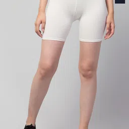 DRAXSTAR Women Pack Of 2 Skinny Fit Low-Rise Cycling Sports Shorts-image-35