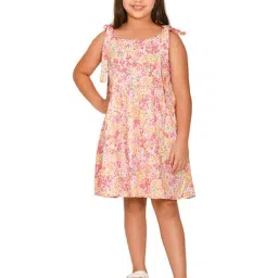 LilPicks Kids Mulit Floral Print Dress-image-77
