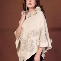 Mafadeny Fawn Regular Fit Poncho image 4