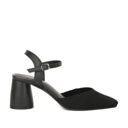 Bata Women's Black Ankle Strap Sandals-picture-20