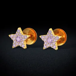 Joyalukkas 22k Gold Twinkle Stud Earrings for Women-image-94