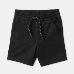 R&B Kids Black Relaxed Fit Shorts-picture-45