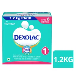 Dexolac Infant Formula Baby Milk Powder -1.2 kg image 1