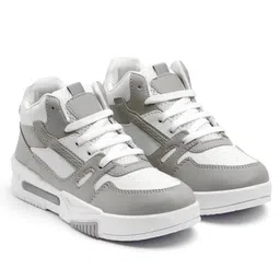 TOMSY CHOICE Colour Blocked Lace Up Shoes - Grey-picture-29