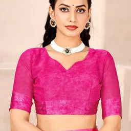 KALINI Floral Poly Chiffon Designer Saree image 5