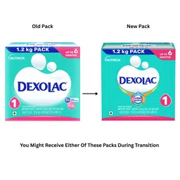 Dexolac Infant Formula Baby Milk Powder -1.2 kg image 2