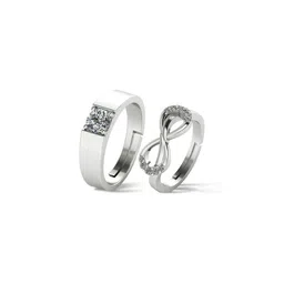 Miss Highness Adjustable Pure 925 Silver Gift For Couple Finger Ring-picture-21