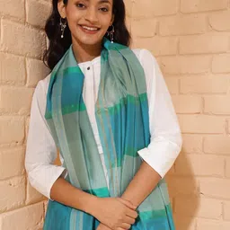 Fabindia Woven Design Dupatta With Tasselled-image-15