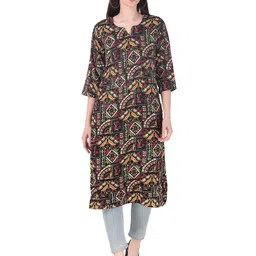 Magnetism Women Ethnic Motifs Printed Straight Kurtas-picture-11