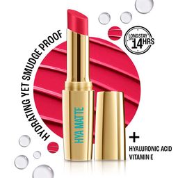 Lakme 9to5 Hya Matte Hydrating Smudge Proof Lipstick - Promotion Pink PM2-picture-17