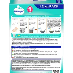 Dexolac Infant Formula Baby Milk Powder -1.2 kg image 5