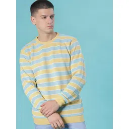 V-Mart Men Striped Pullover Sweater image 2