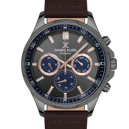 Daniel Klein Exclusive Men Leather Straps Analogue Watch DKX.1.13544-5-picture-30