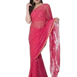 DURGA EMPORIO Bandhani Pure Chiffon Bandhani Saree-picture-39