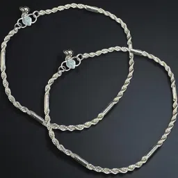 CHARMS Artificial Stones and Beads Studded Anklet image 4