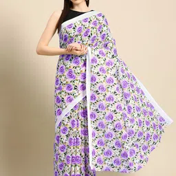 BUTA BUTI Floral Pure Cotton Saree-picture-19
