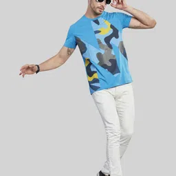 BE POSITIVE Men Printed T-shirt image 4