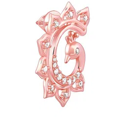 GIVA  925 Silver Rose Gold Contemporary Studs image 3