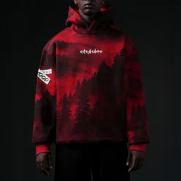 Echolope Men Printed Hooded Sweatshirt-picture-20