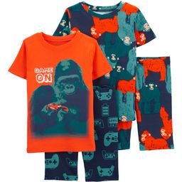 Carter's 4-Piece Video Games 100% Snug Fit Cotton PJs - Red Blue-picture-29