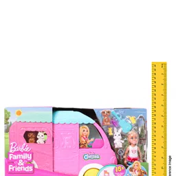 Barbie Camper Chelsea 2 in 1 Playset with Small Doll Pink - Height 29 cm image 3