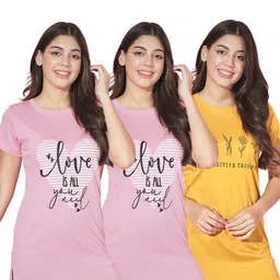 TRENDY WORLD Women Cotton Tshirts-image-97