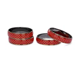 1ST TIME Set Of 12 Green Alloy Artificial Stones & Beads Antique Bangles image 5