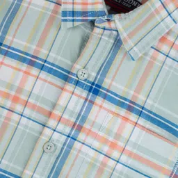 Gini and Jony Boys Standard Tartan Checks Opaque Checked Casual Shirt image 2