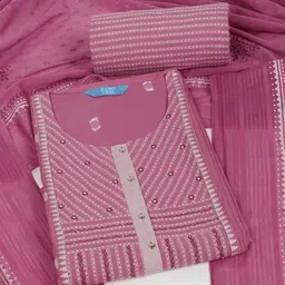 KAMI KUBI Embroidered Pure Cotton Unstitched Dress Material-picture-37