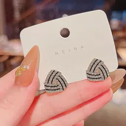 ONUYX women Triangular Studs Earrings-picture-15